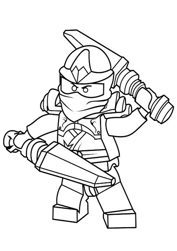 Coloring pages lego ninjago jay coloring pages for kids