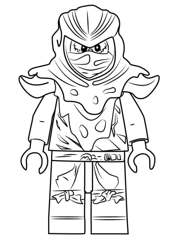 Jay zx lego ninjago coloring page