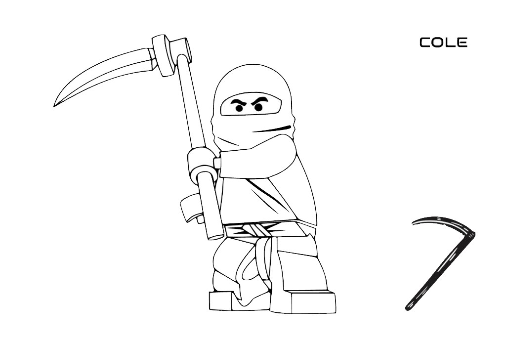 Ninjago coloring page