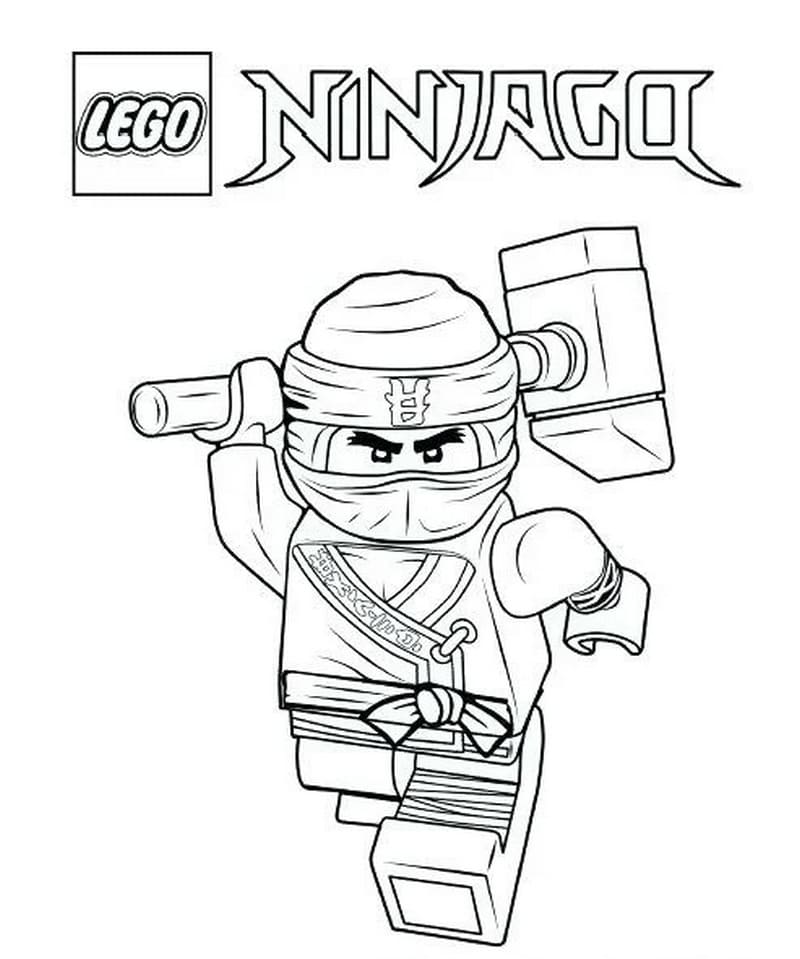 Lego ninjago coloring pages pieces print for free a