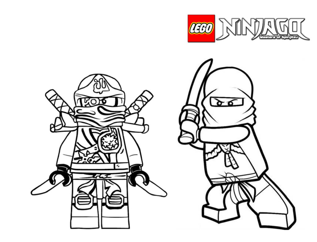 Ninjago coloring page