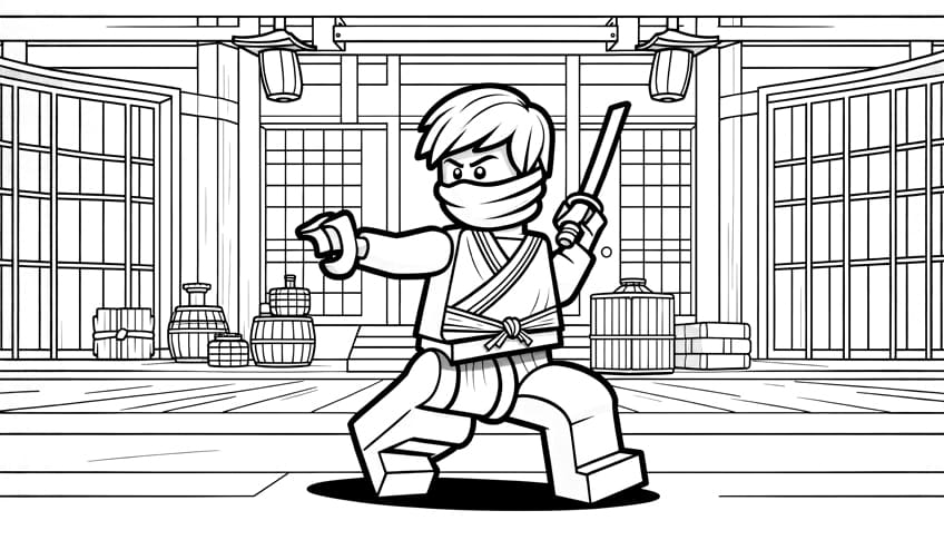 Ninjago coloring pages