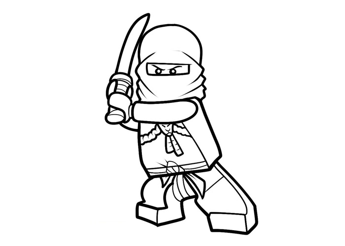 Ninjago kai coloring pages