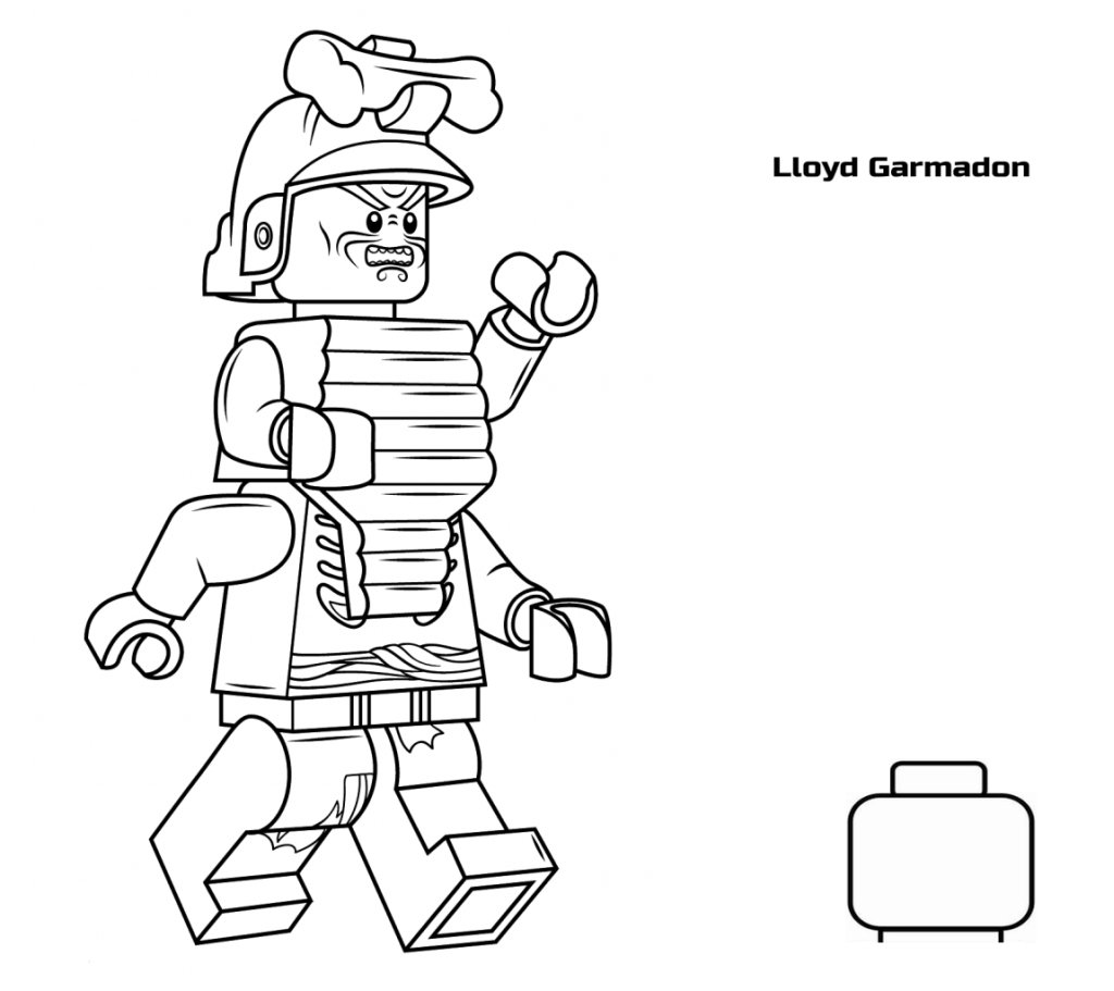 Ninjago coloring page