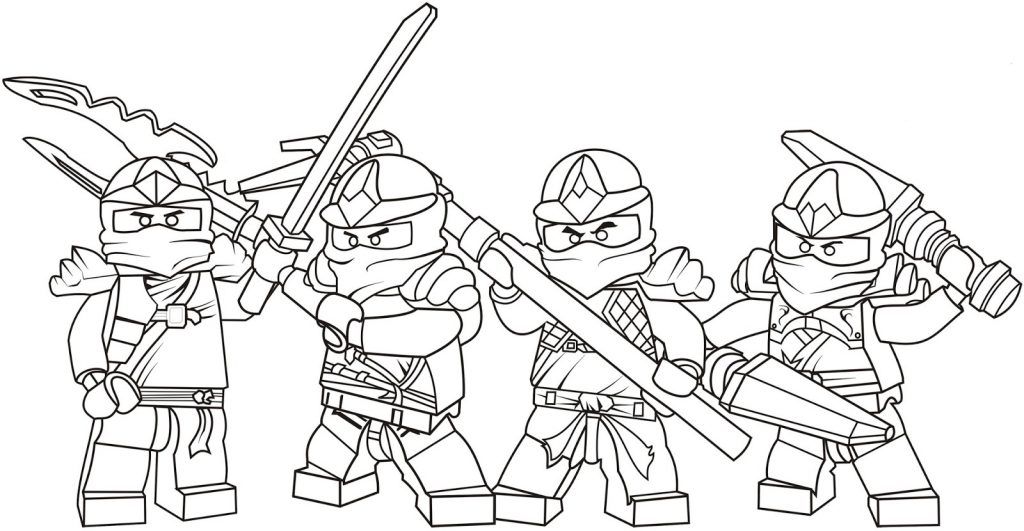 Lego ninjago coloring pages