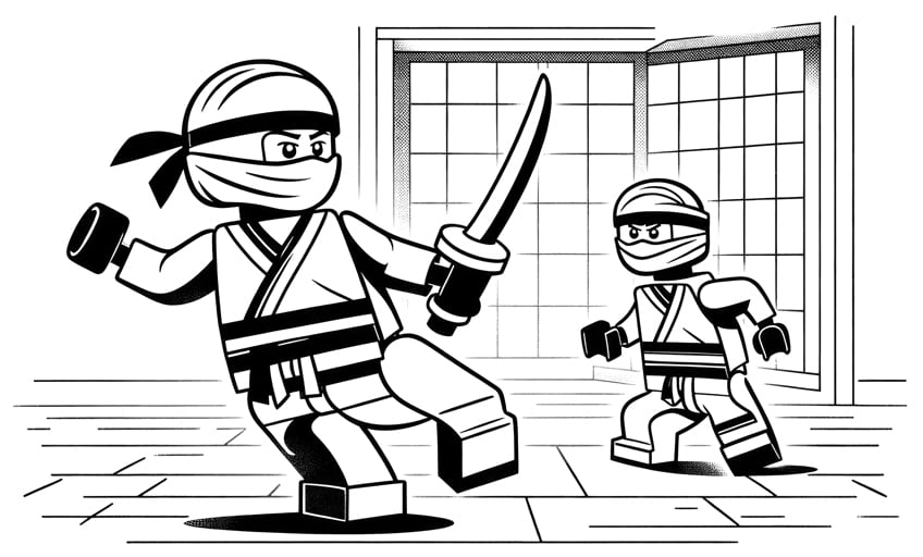 Ninjago coloring pages