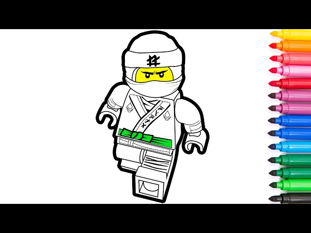 Lego ninjago how to draw lloyd coloring and drawing for kids ð ðñðºñðñðºð ððñ ððµñðµð