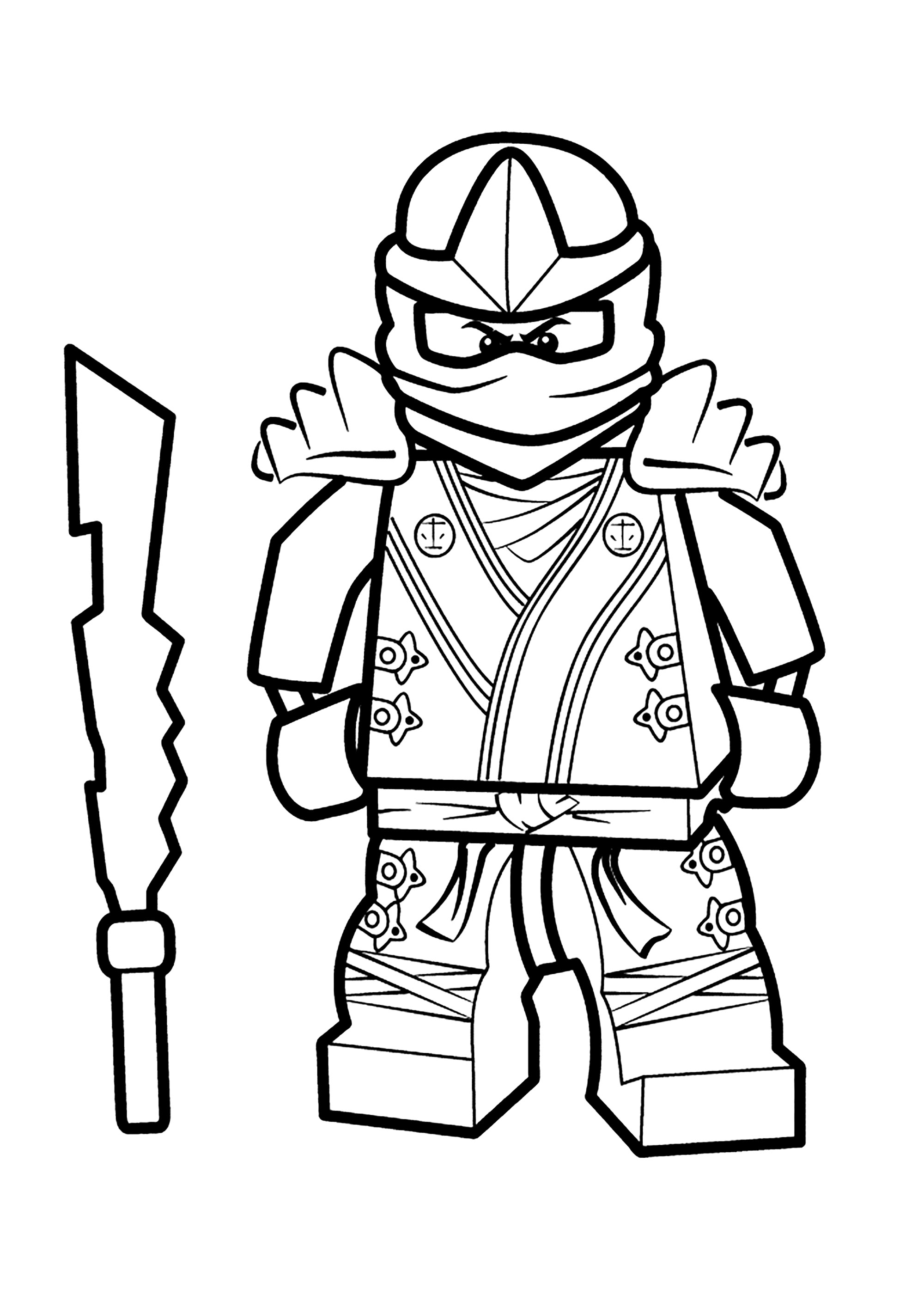 Free lego ninjago coloring to print