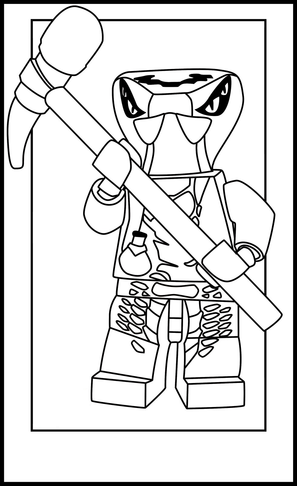 Free printable ninjago coloring pages for kids