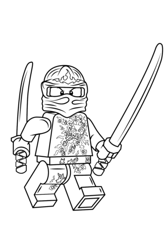 Lego ninjago kai nrg coloring page free printable coloring pages