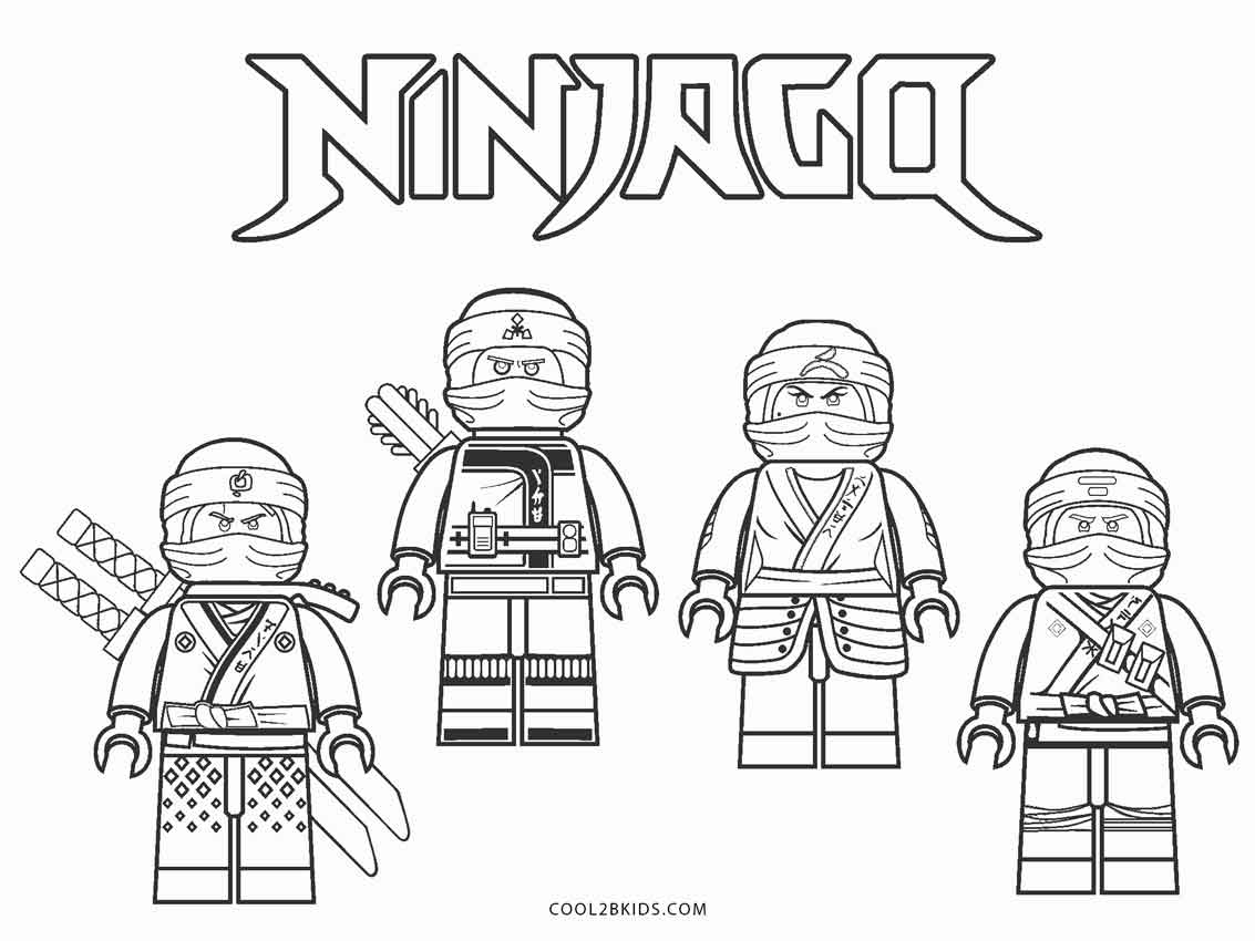 Free printable ninjago coloring pages for kids