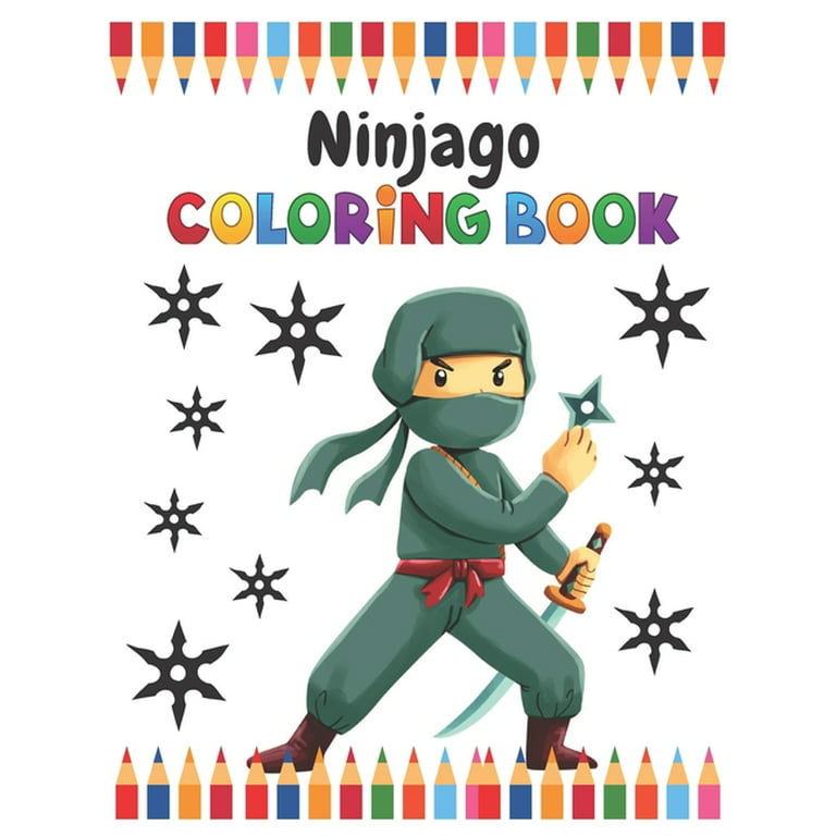 Ninjago coloring book high quality ninja coloring book children coloring book paperback