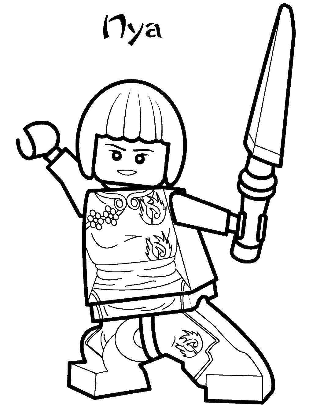 Online coloring pages ninja coloring lego ninja lego ninja go