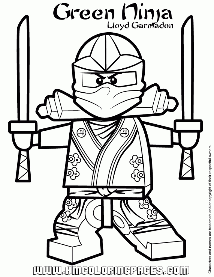 Free printable lego ninjago coloring pages