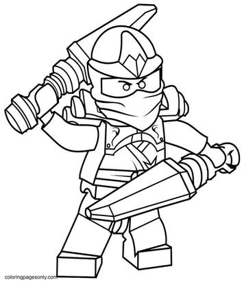 Ninja coloring pages