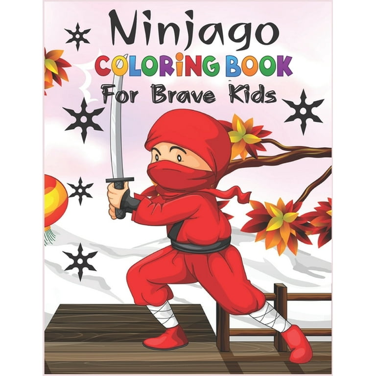 Ninjago coloring book for brave kids high quality ninja coloring book children coloring book paperback