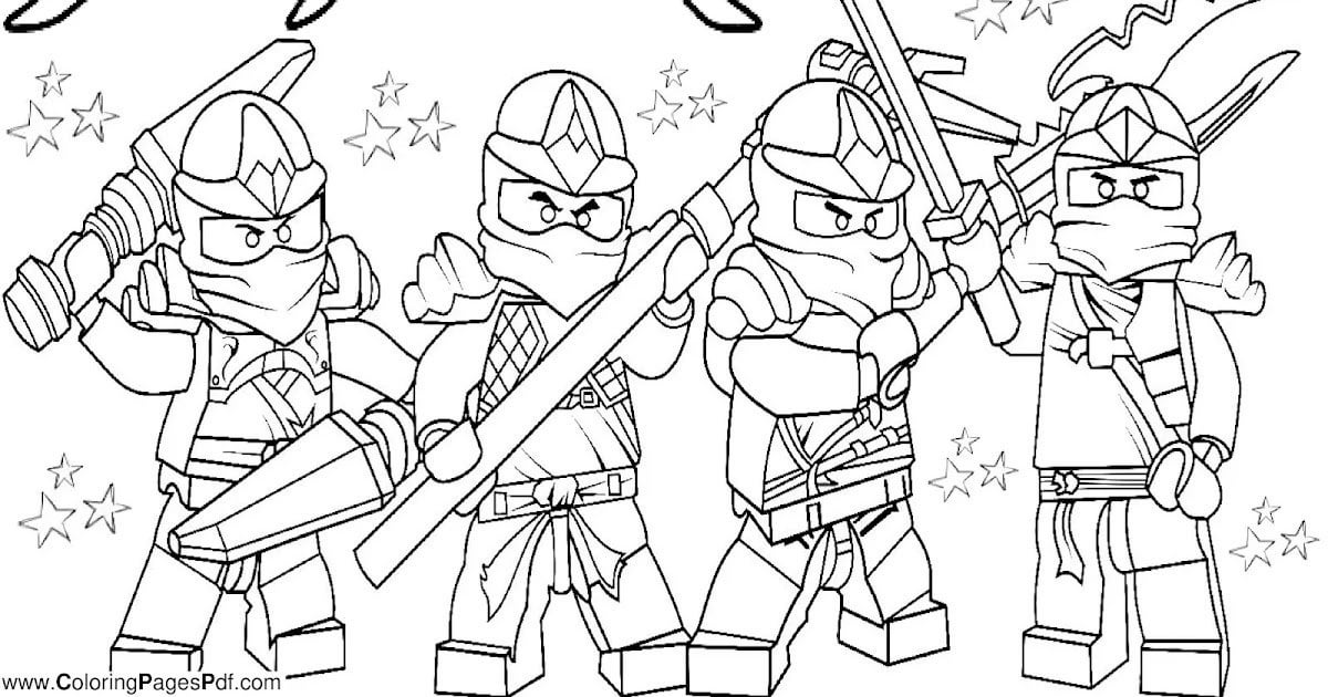 Ninjago coloring pages s rcoloringpagespdf