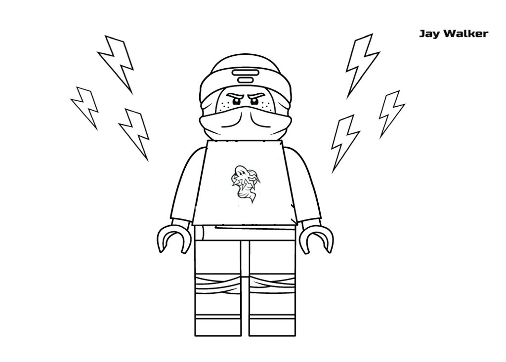 Ninjago coloring page