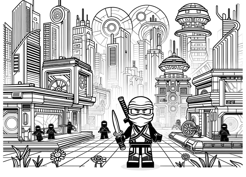 Ninjago coloring pages