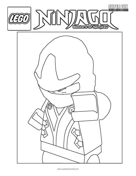 Ultimate spinjitzu master ninjago coloring page