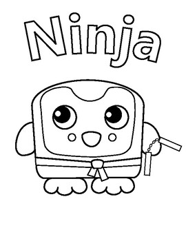 Ninja penguin coloring page free printable pdf by mae whitman tpt
