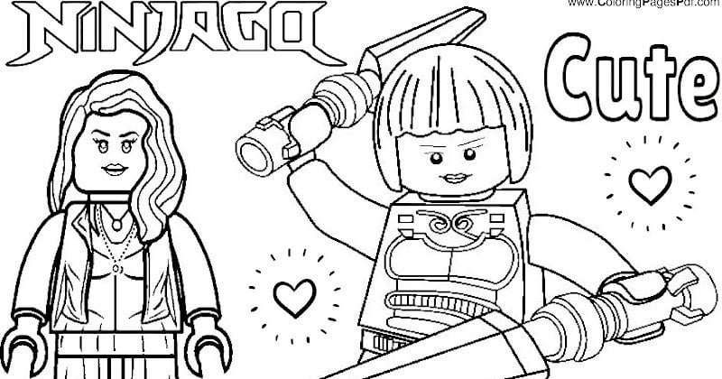 Lego ninjago coloring pages for girls rcoloringpagespdf