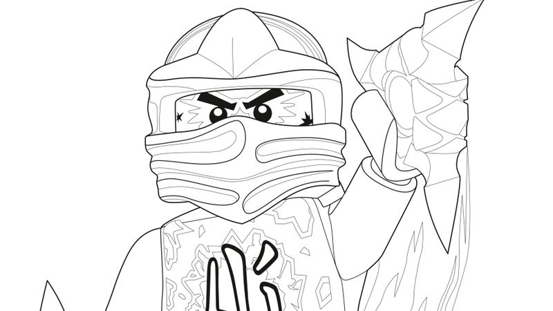 Lego ninjago coloring pages pdf to improve your kids coloring skill