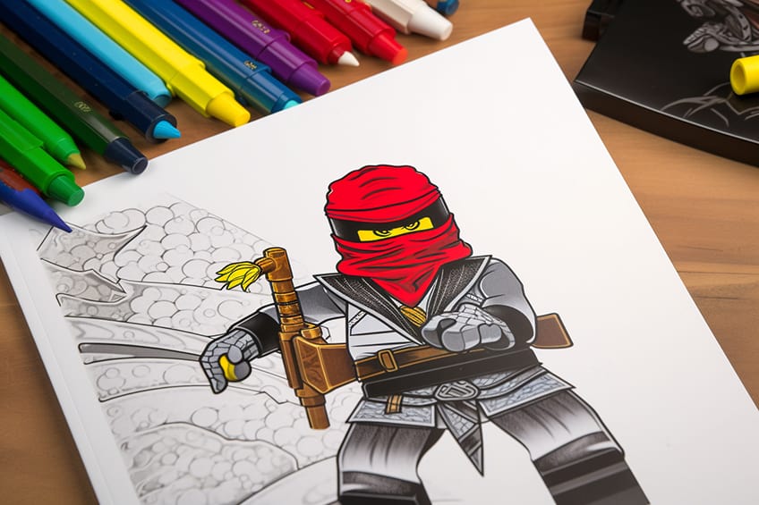 Ninjago coloring pages