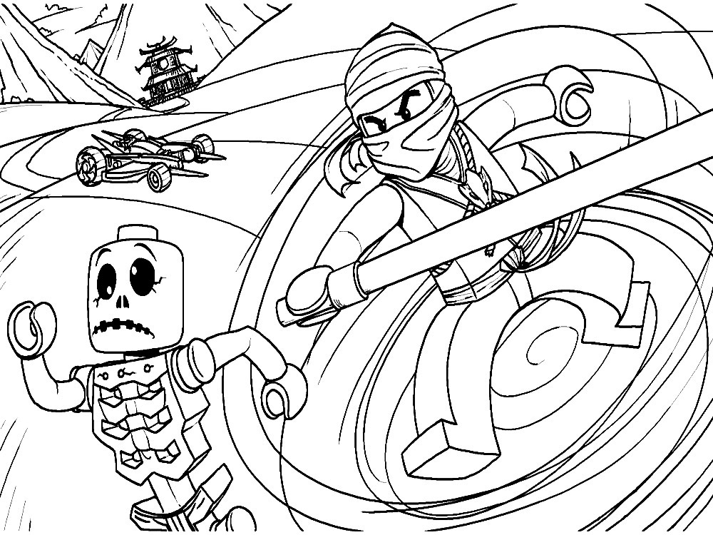 Lego ninjago coloring pages ð to print and color