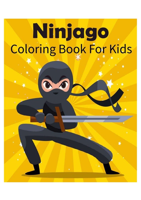 Ninjago coloring book instant download