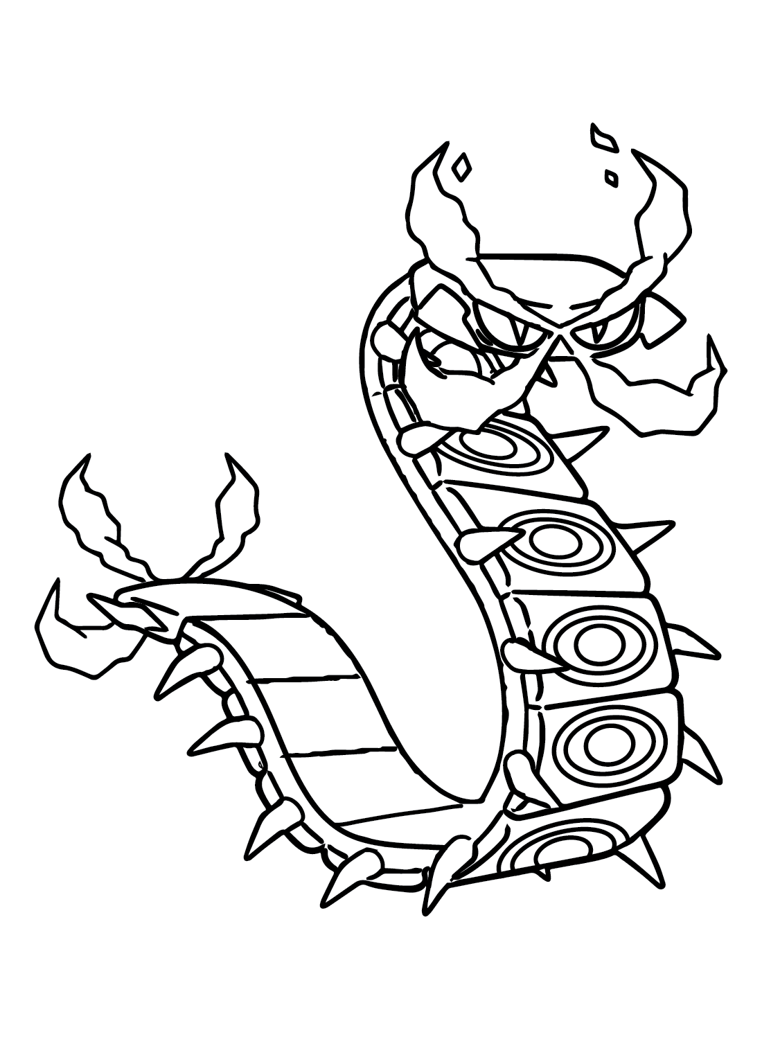 Sizzlipede coloring pages printable for free download