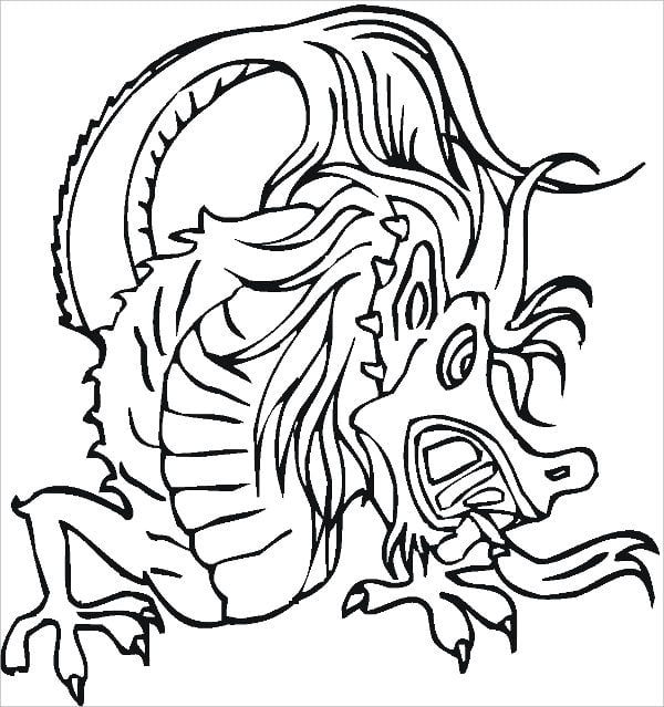 Dragon coloring pages