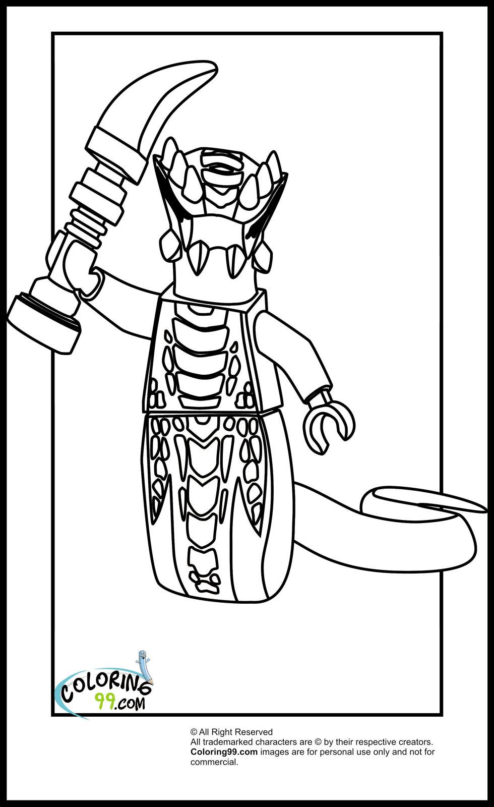 Lego ninjago venomari coloring pages team colors