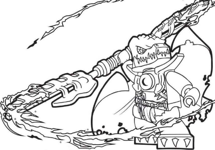 Lego ninjago snake coloring pages