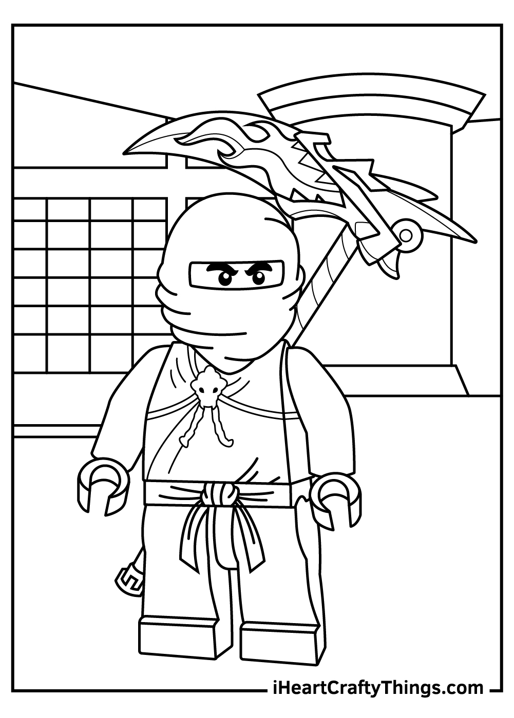 Lego ninjago coloring pages free printables