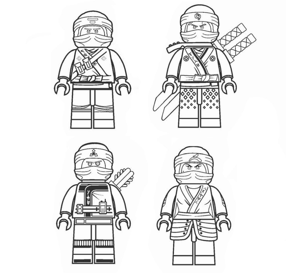 Ninjago coloring page