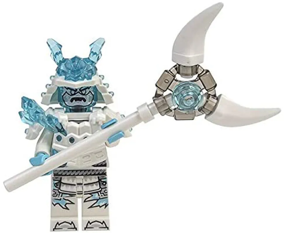 Lego ninjago minifigure ice emperor zane with cold staff from set