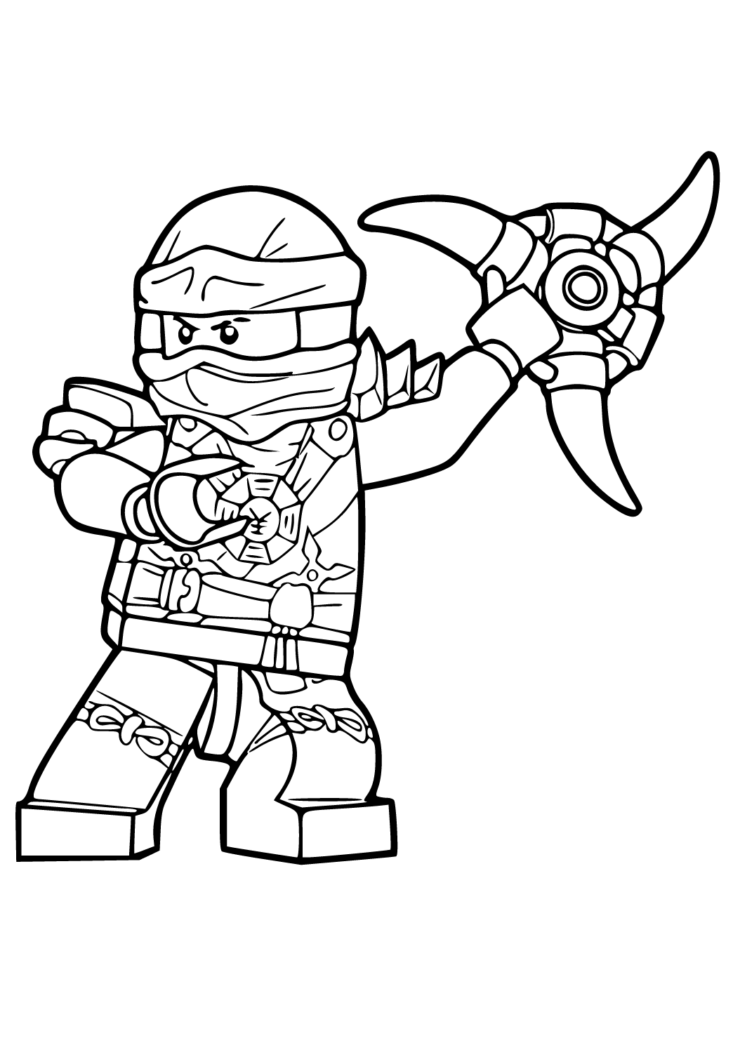 Free printable ninjago zane coloring page sheet and picture for adults and kids girls and boys