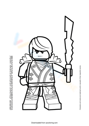 Free collection of ninjago coloring pages for kids