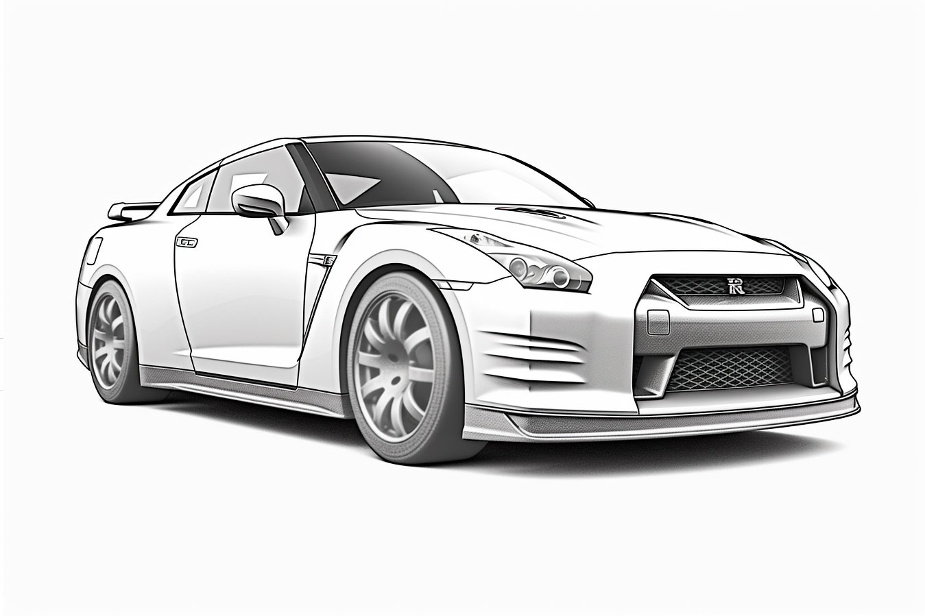 Nissan coloring books for children coloring pages