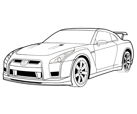 Nissan coloring pages print or download for free