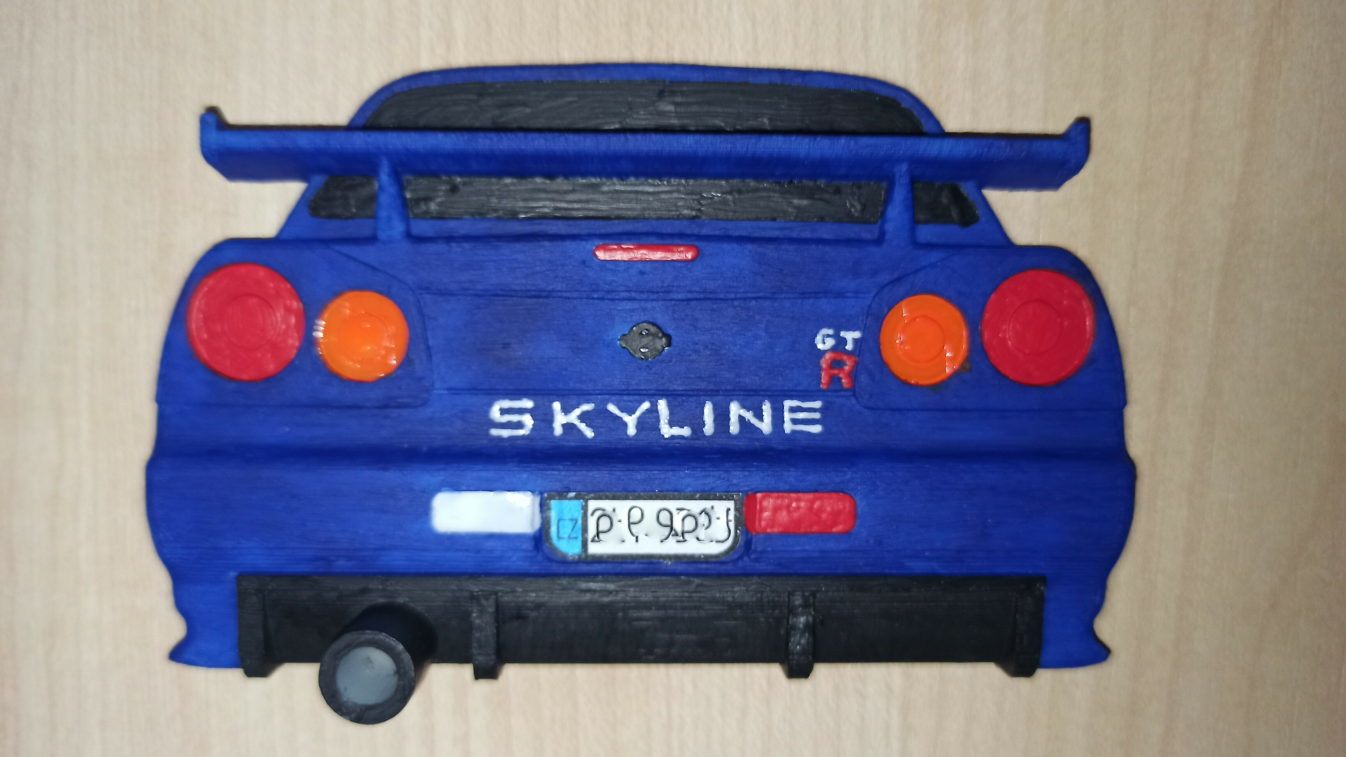 Stl file nissan skyline r gtr key holder ðãd printing template to downloadãcults