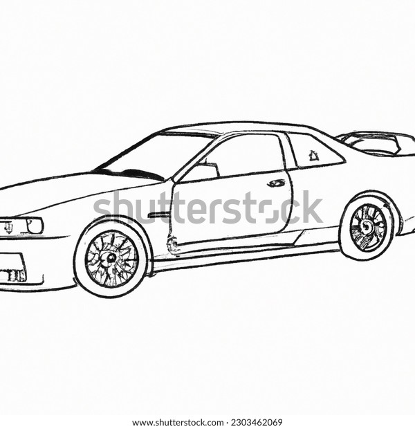 À àà coloring book artistic image nissan skyline ààµààªààààààà ai