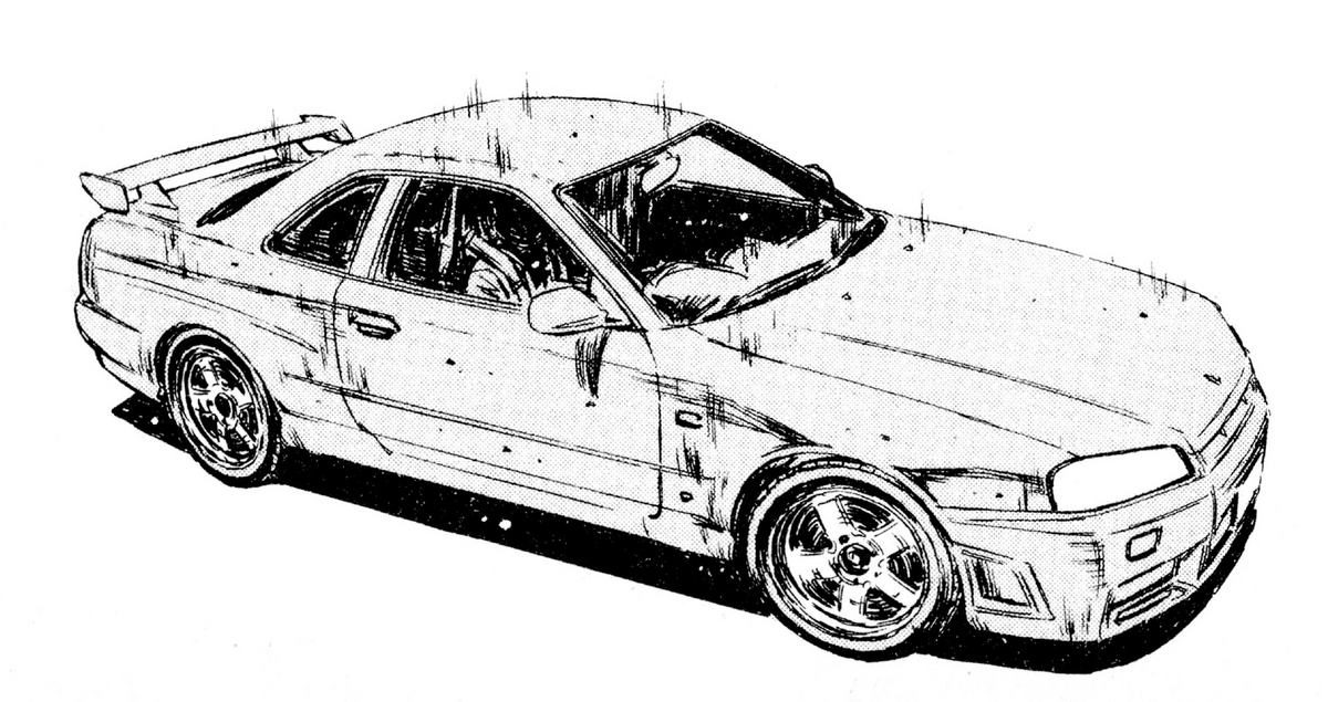 Atsuro kawais nissan skyline initial d wiki