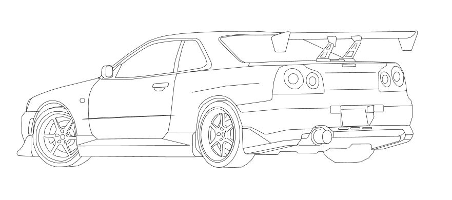 Nissan skyline gtr by spillnerlol on