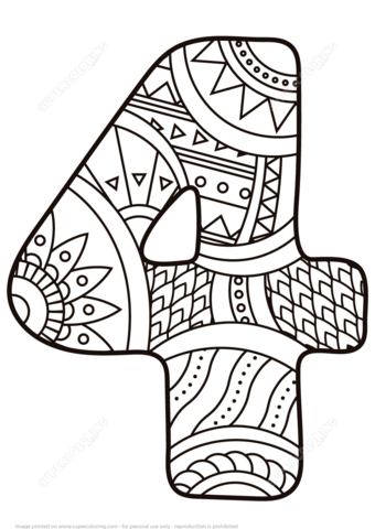 Number zentangle coloring page free printable coloring pages coloring pages coloring pages for kids free printable coloring pages