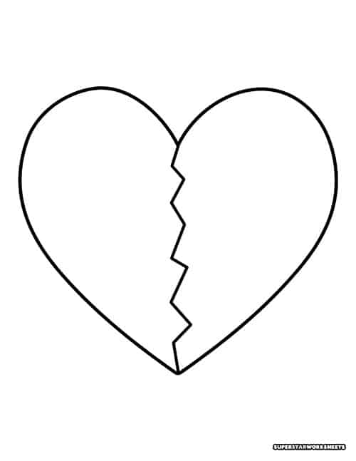 Heart coloring pages