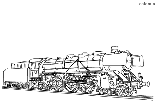 Trains coloring pages free printable train coloring sheets