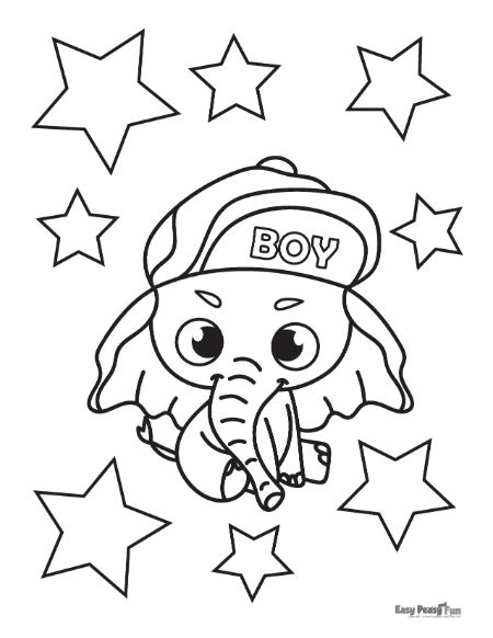 Printable elephant coloring pages â sheets