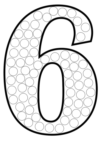 Number dot art coloring page free printable coloring pages